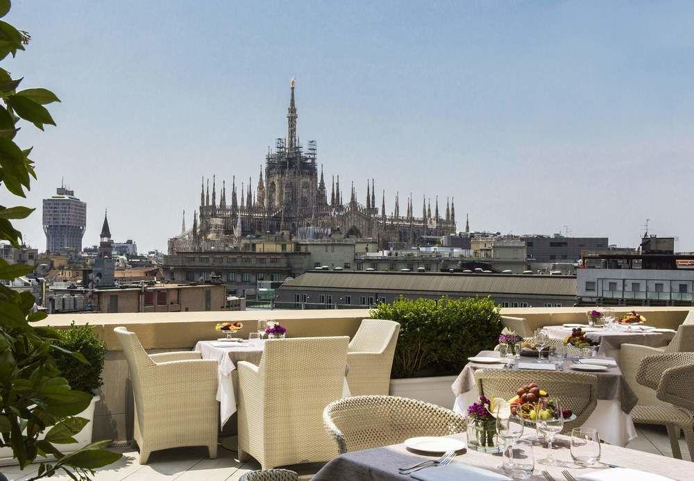 Hotel Palazzo Matteotti, The Dedica Anthology, Autograph Collection Milán Exteriér fotografie The Terrace at the Four Seasons Milano