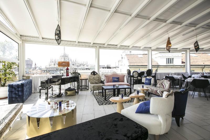 Hotel Palazzo Matteotti, The Dedica Anthology, Autograph Collection Milán Exteriér fotografie The Sky Bar