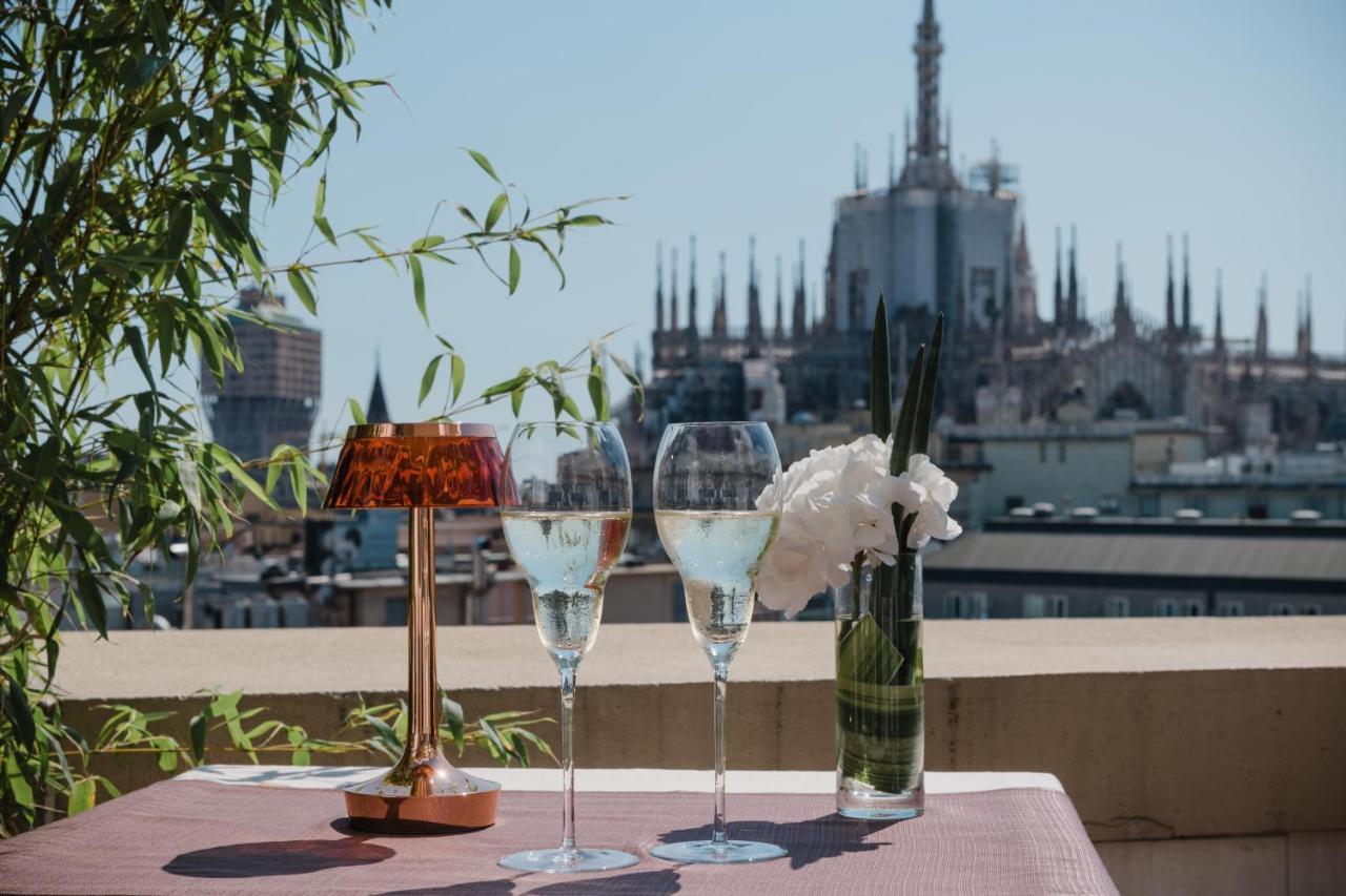 Hotel Palazzo Matteotti, The Dedica Anthology, Autograph Collection Milán Exteriér fotografie Terrace
